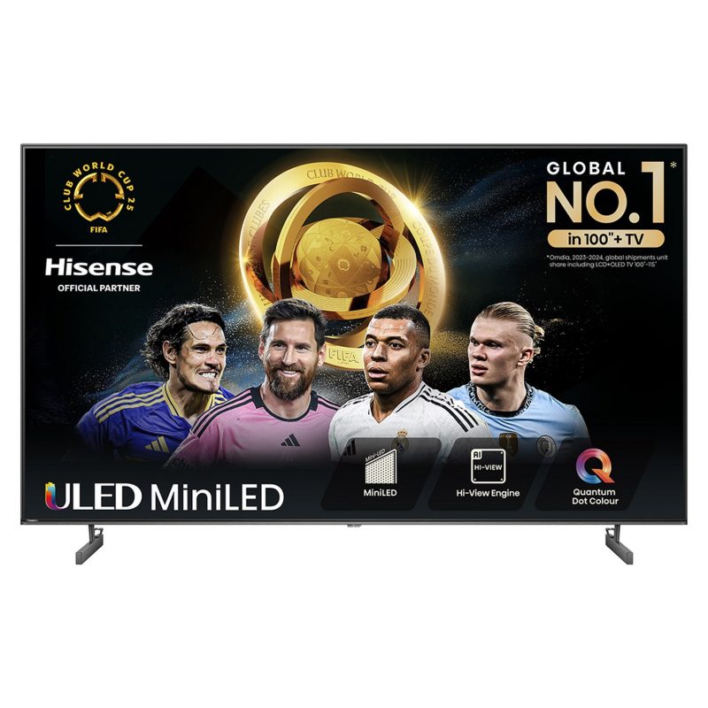 Hisense 55 In 55U6NQTUK Smart 4K UHD HDR Mini LED Freely TV