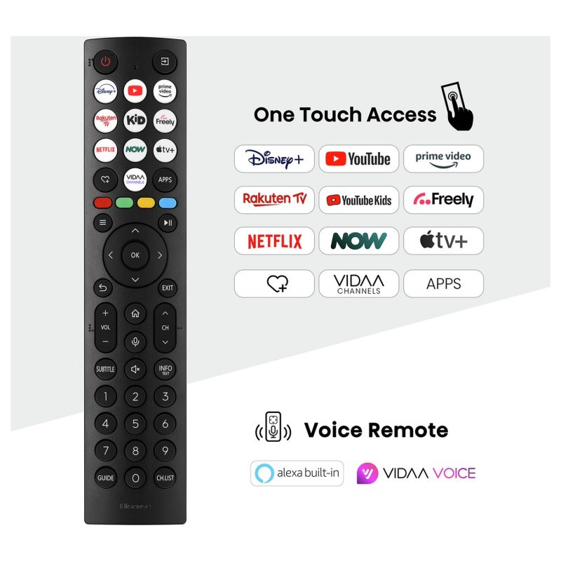 Hisense 50 Inch 50E78NQTUK Smart 4K HDR UHD QLED Freely TV