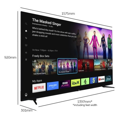 Bush 70 Inch 70QT24SB Smart 4K UHD HDR QLED TiVo Freely TV - Image 2