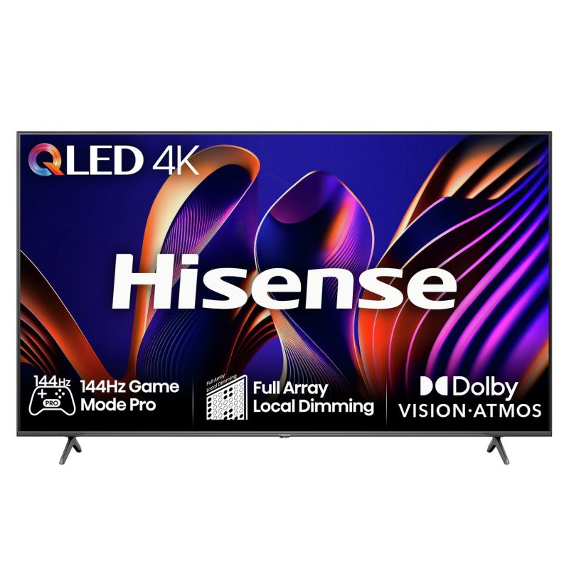 Hisense 65 In 65E7NQTUK Pro Smart 4K UHD HDR QLED Freely TV