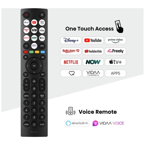 Hisense 65 In 65E7NQTUK Pro Smart 4K UHD HDR QLED Freely TV - Image 5