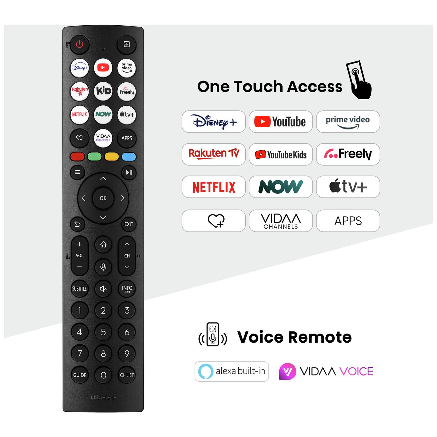 Hisense 65 In 65E7NQTUK Pro Smart 4K UHD HDR QLED Freely TV - Image 5