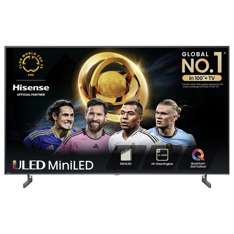 Hisense 75 In 75U6NQTUK Smart 4K UHD HDR Mini LED Freely TV