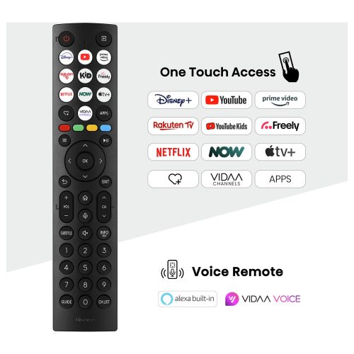 Hisense 65 Inch 65E78NQTUK Smart 4K HDR UHD QLED Freely TV - Image 4