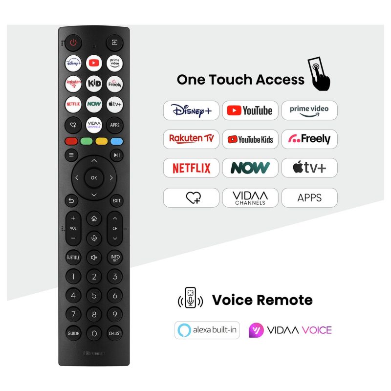 Hisense 65 Inch 65E78NQTUK Smart 4K HDR UHD QLED Freely TV