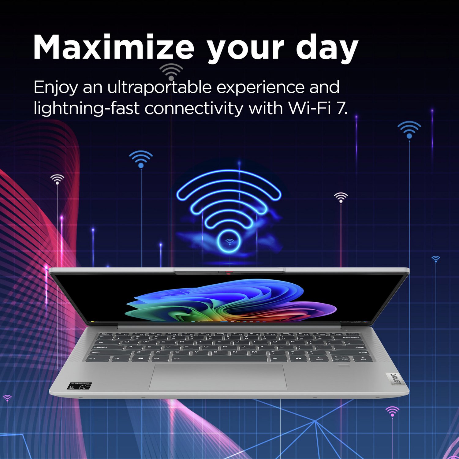 Lenovo IdeaPad Slim 5 AI 14in Snapdragon 16GB 512GB Laptop - Image 2