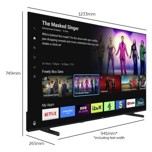 Bush 55 Inch 55QT24SB Smart 4K UHD HDR QLED TiVo Freely TV - Image 2