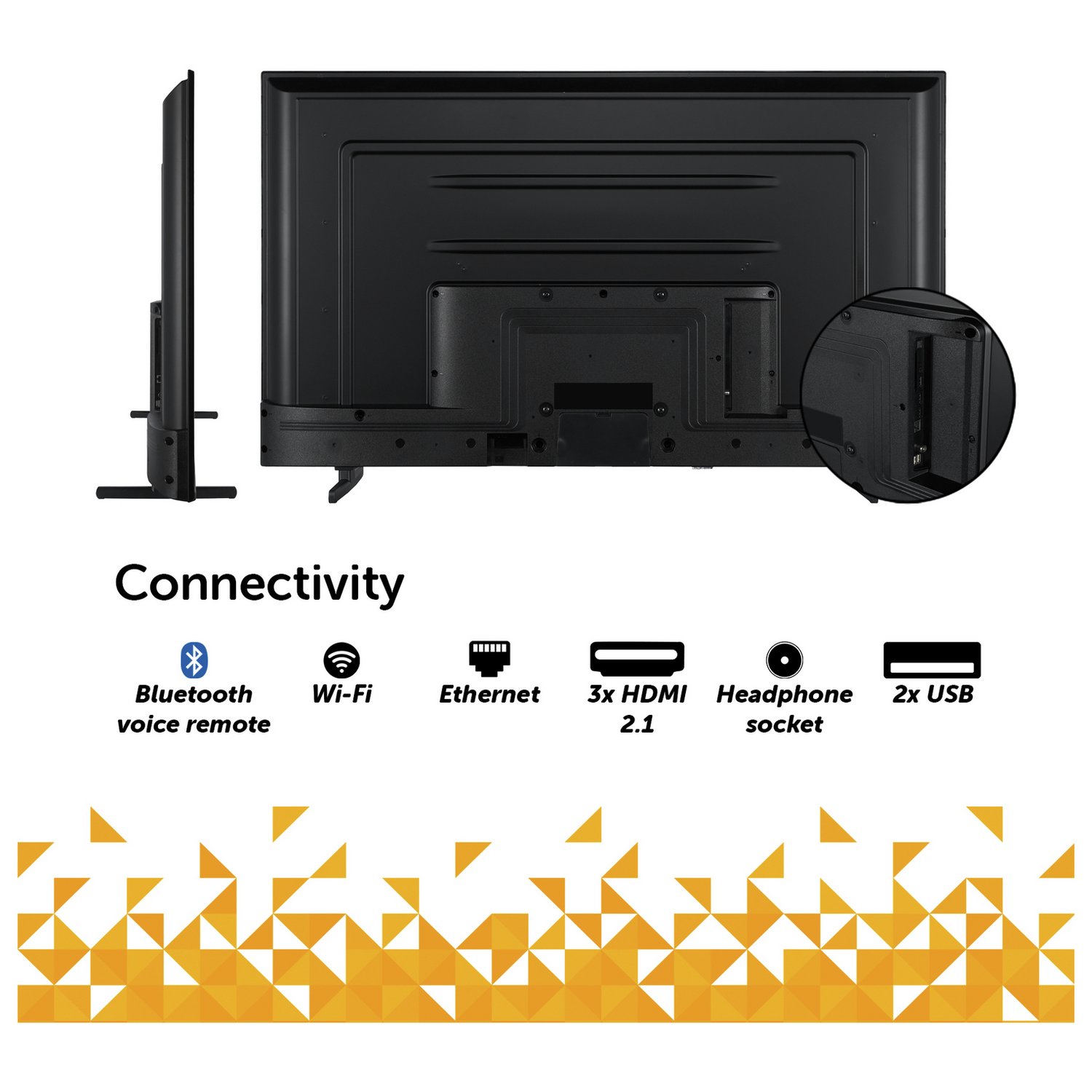 Bush 55 Inch 55QT24SB Smart 4K UHD HDR QLED TiVo Freely TV - Image 4