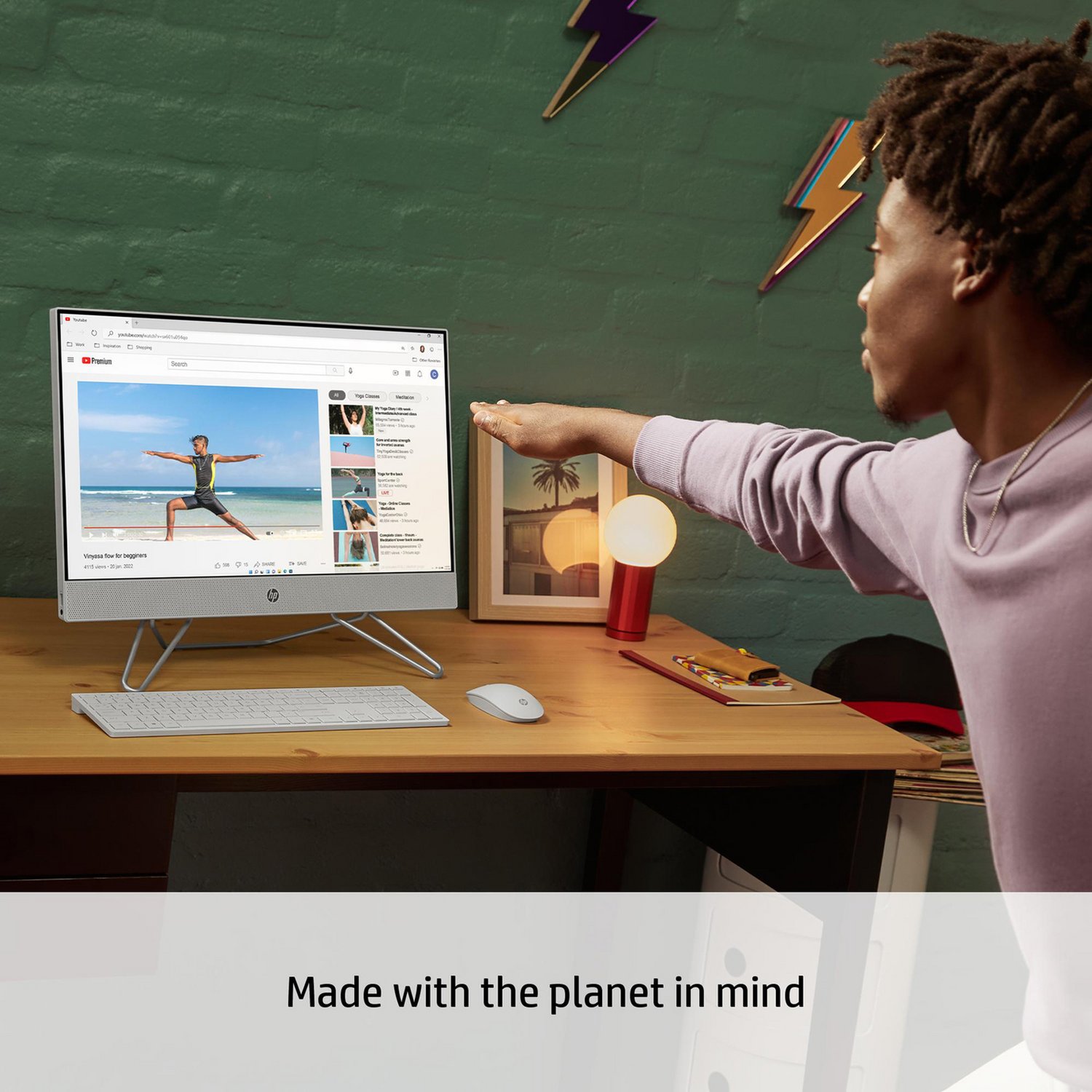 HP 24-cb1041na 23.8in i5 8GB 256GB All-in-One PC - Image 7