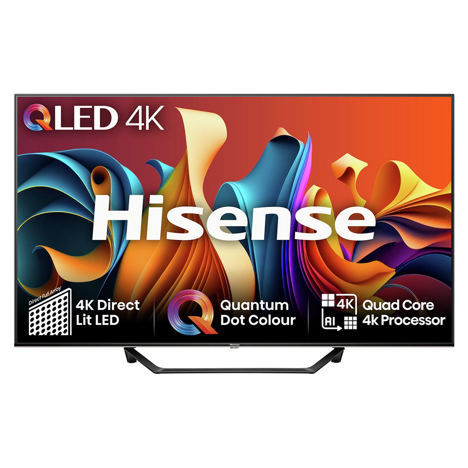 Hisense 43 Inch 43A7NQTUK Smart 4K UHD HDR QLED Freely TV - Image 1