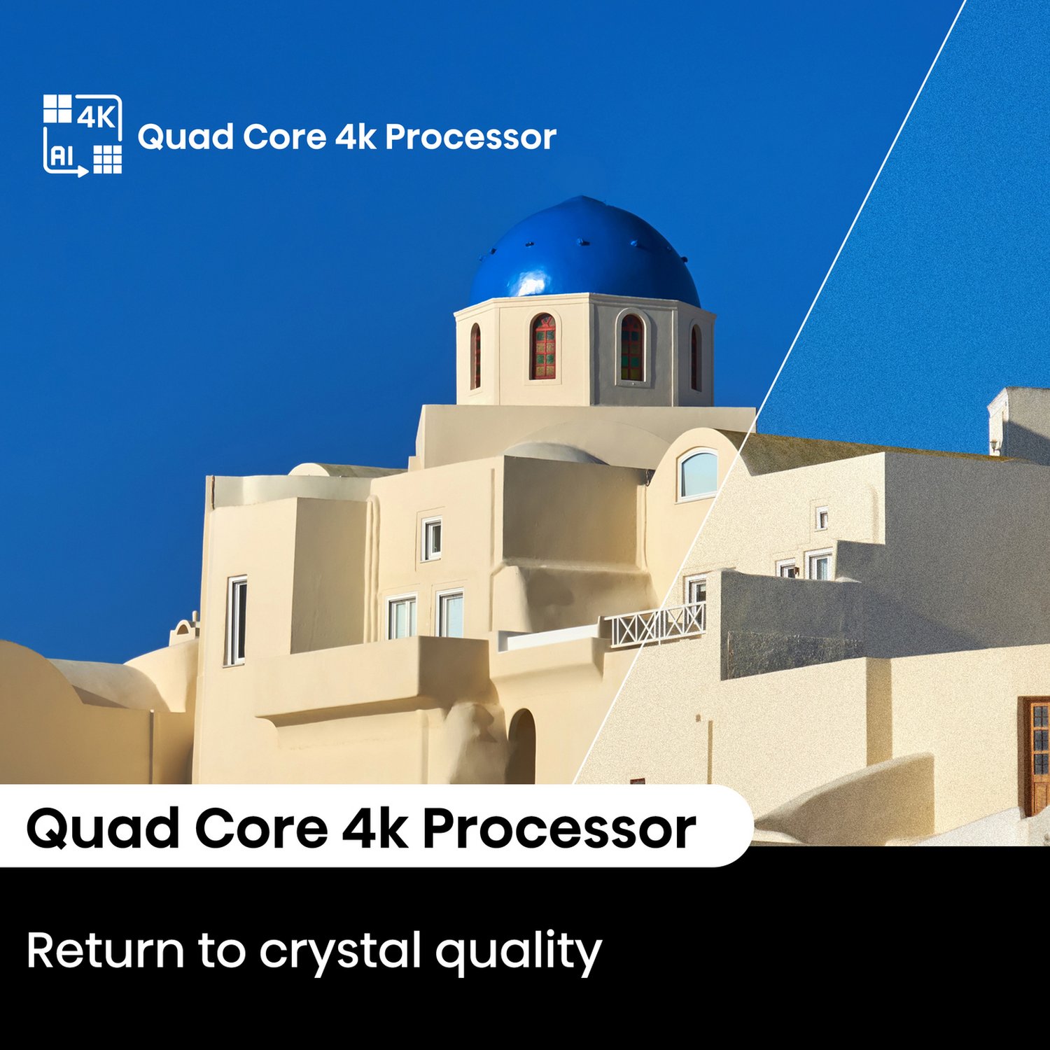 Hisense 43 Inch 43A7NQTUK Smart 4K UHD HDR QLED Freely TV - Image 6