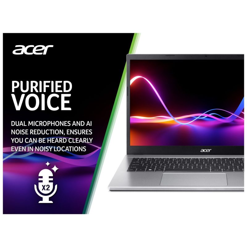 Acer Aspire 3 15.6in Ryzen 5 16GB 512GB - Silver