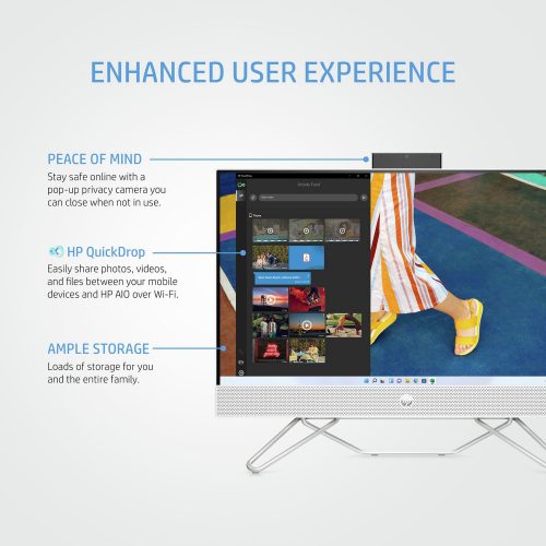 HP 24-cb1039na 23.8in i3 8GB 256GB All-in-One PC - Image 3