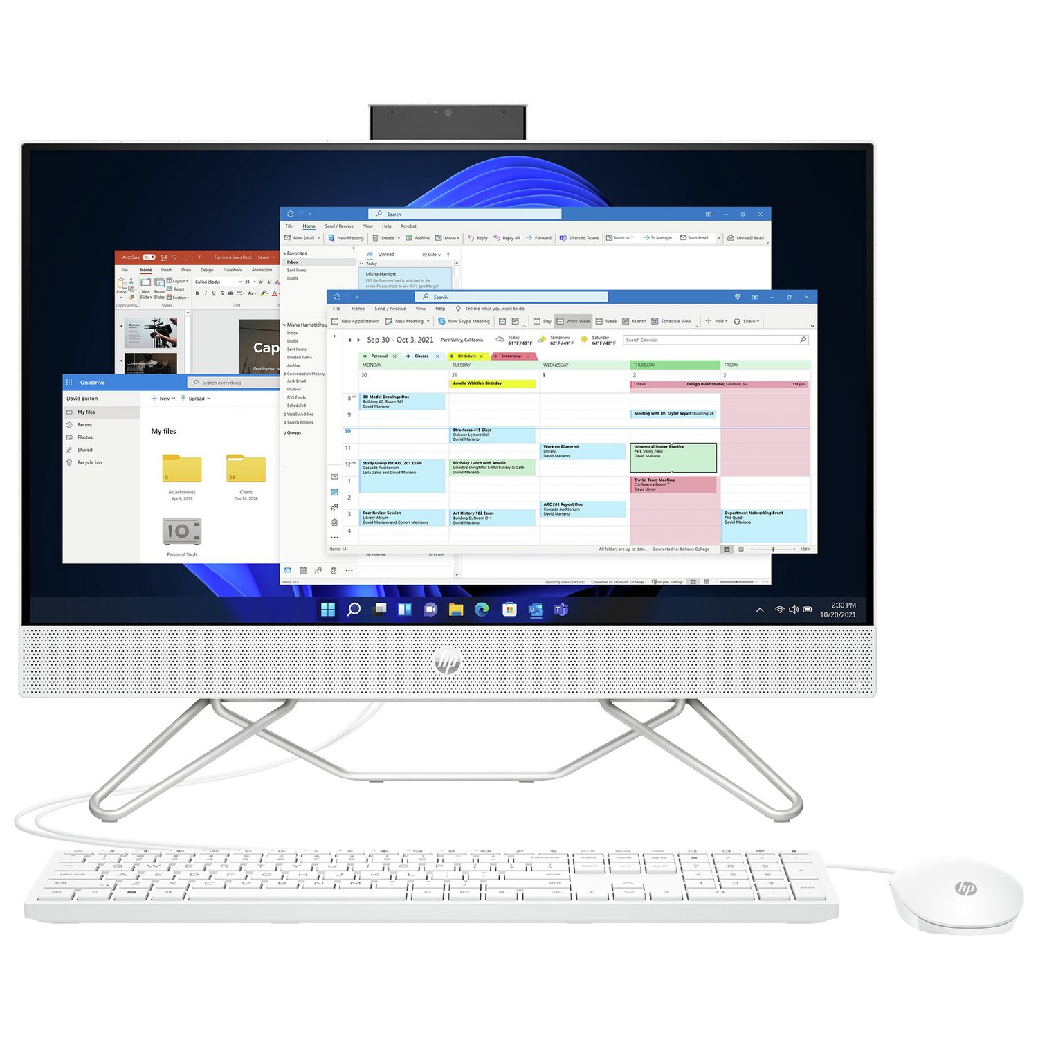 HP 24-cb1039na 23.8in i3 8GB 256GB All-in-One PC - Image 11