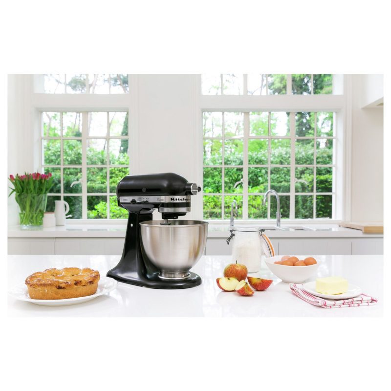 KitchenAid 5K45SSBOB Classic Stand Mixer - Black