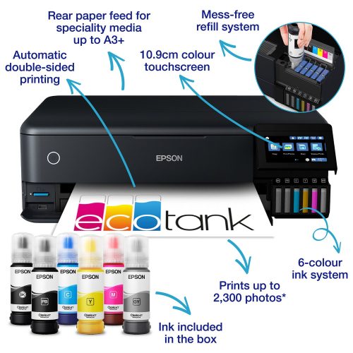 Epson EcoTank ET-8550 Wireless Inkjet Printer - Image 2