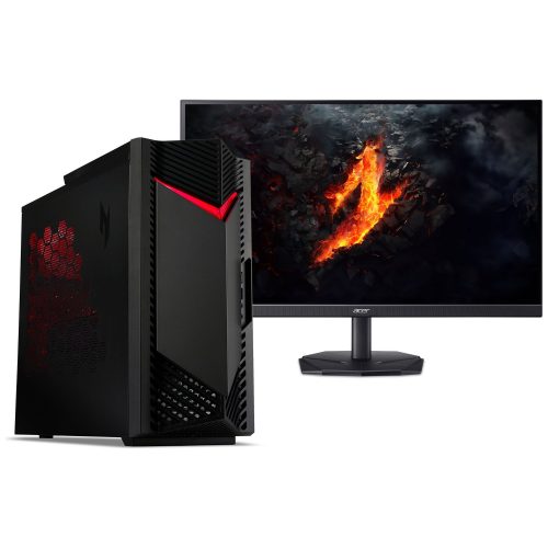Acer Nitro N50-650 i5 16GB 512GB Gaming PC & 24in Monitor