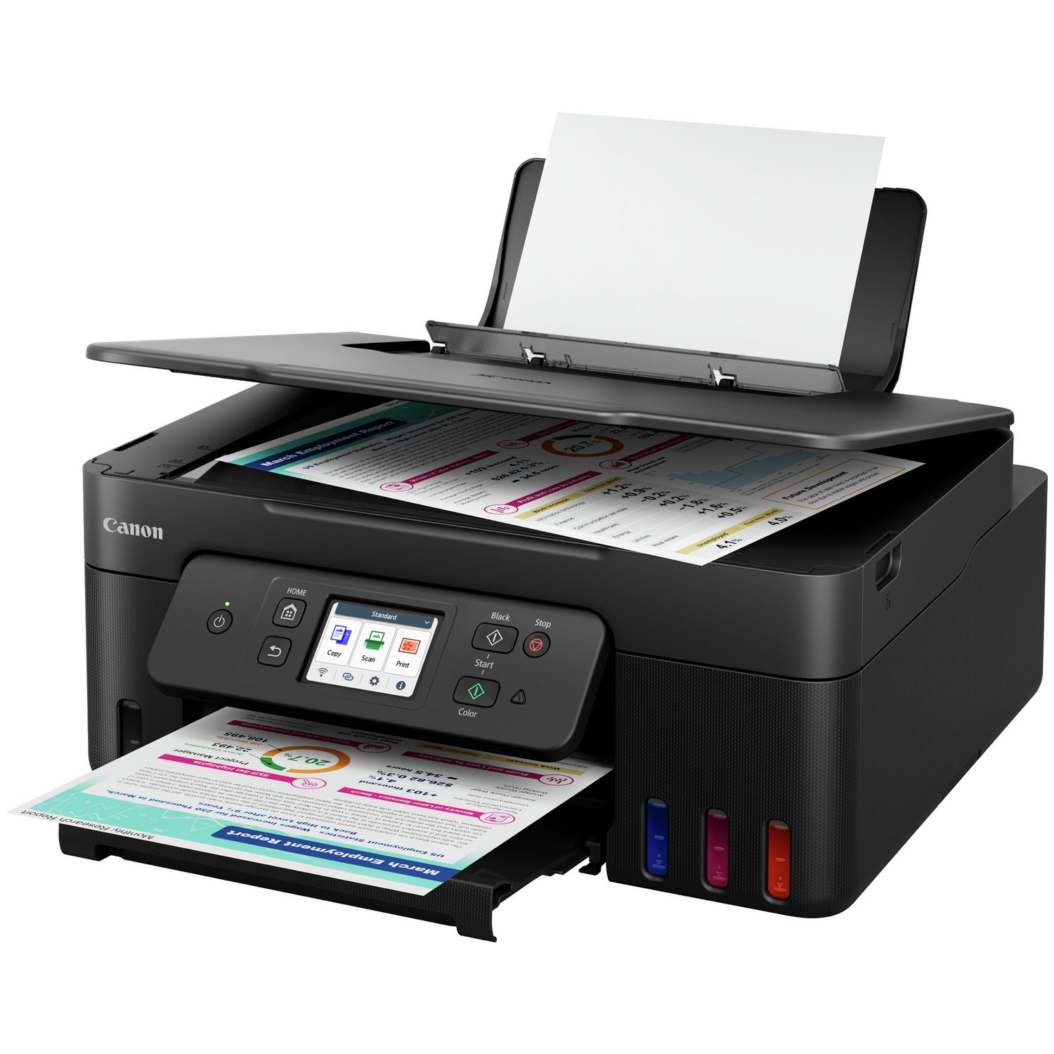 Canon PIXMA G3590 3-in-1 Wireless Inkjet Printer - Black - Image 2