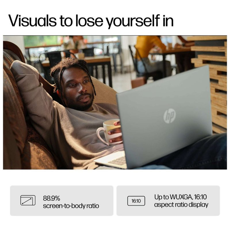 HP Pavilion 16-ag0006na 16in Ryzen 5 8GB 512GB Silver