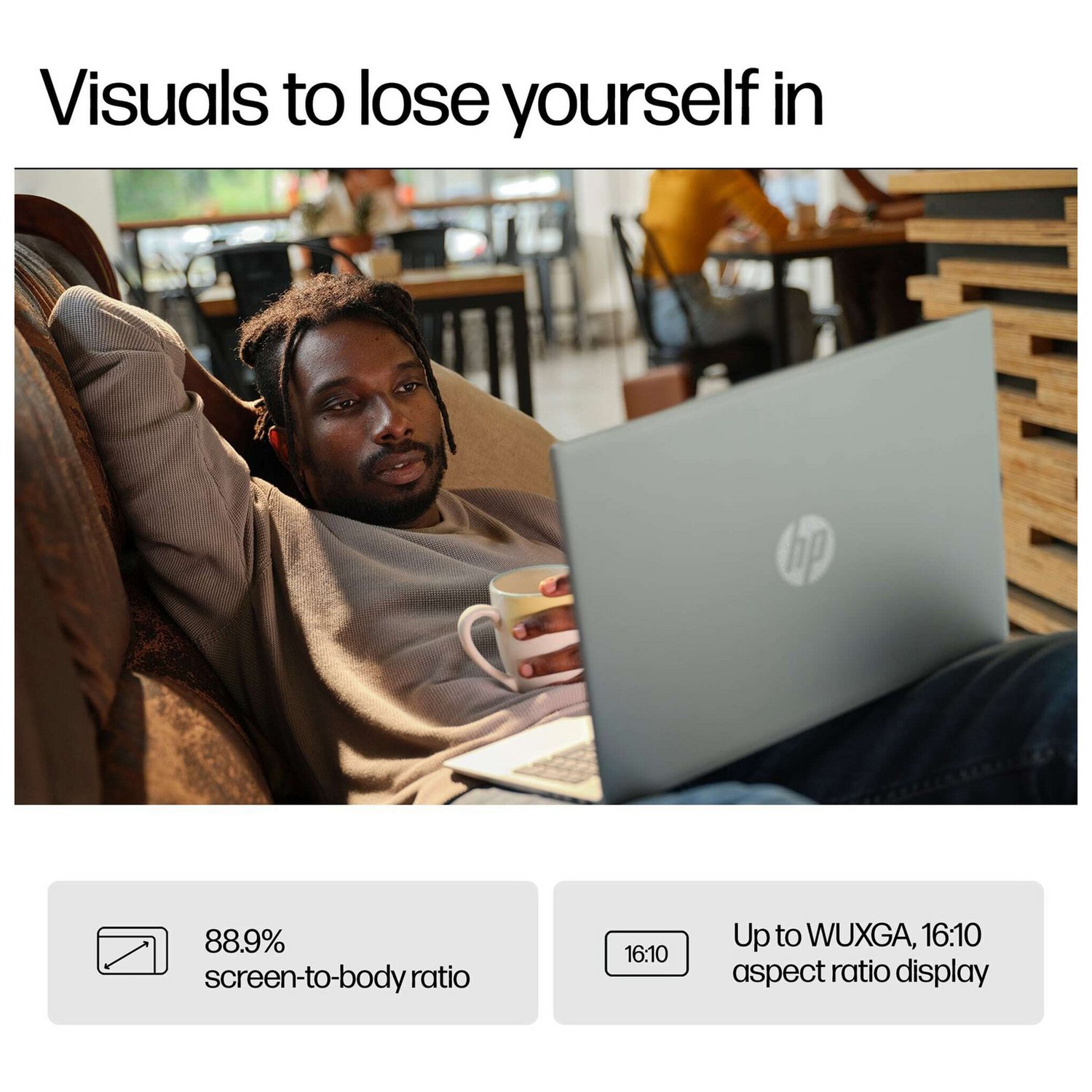 HP Pavilion 16-ag0006na 16in Ryzen 5 8GB 512GB Silver - Image 6