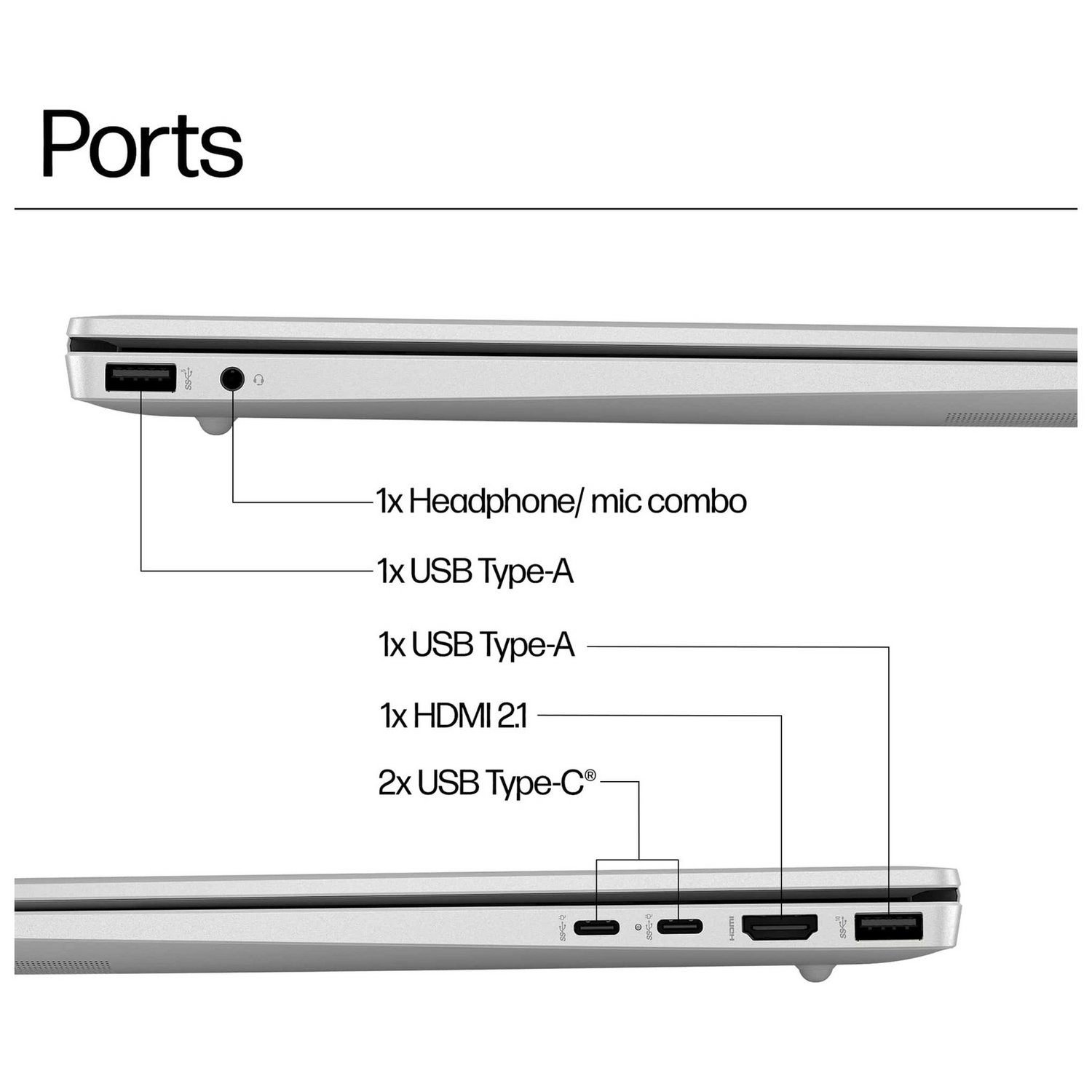 HP Pavilion 16-ag0006na 16in Ryzen 5 8GB 512GB Silver - Image 8