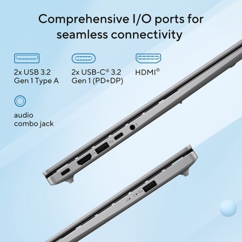 ASUS Vivobook 14in Ultra 5 16GB 512GB - Gold — 14" IPS, Intel Ultra 5 ARL H Core Ultra 5 processor., Intel Arc graphics - Image 7