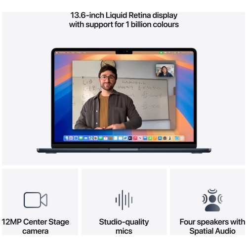 Apple MacBook Air 2025 13.6in M4 16GB 256GB - Midnight — Apple M4 chip, 16 GB RAM - Image 5