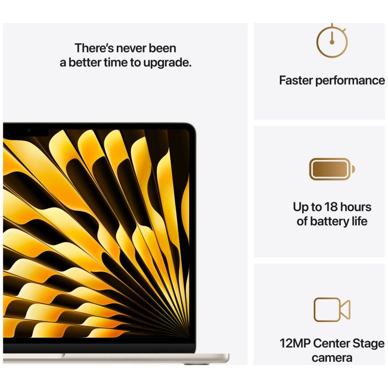 Apple MacBook Air 2025 13.6in M4 16GB 512GB - Starlight — 13.6", 512GB, 16 GB RAM, Apple M4