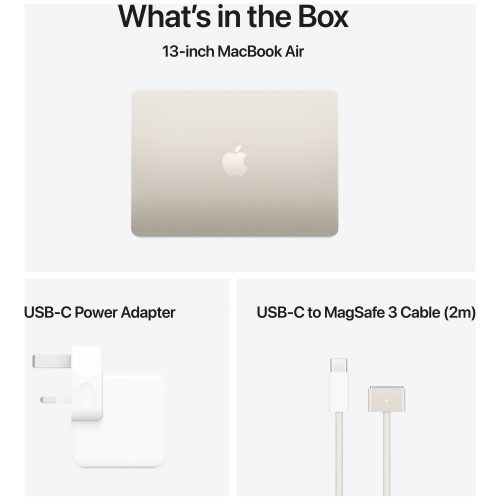 Apple MacBook Air 2025 13.6in M4 16GB 512GB - Starlight — 13.6", 512GB, 16 GB RAM, Apple M4 - Image 11