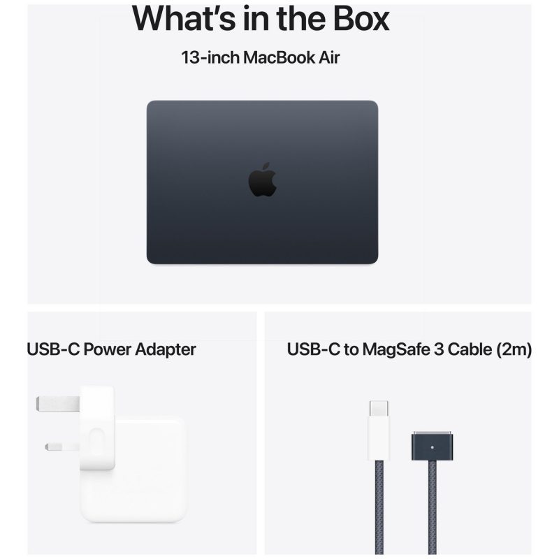 Apple MacBook Air 2025 13.6in M4 24GB 512GB - Midnight — 13.6", 512GB, 24 GB RAM, Apple M4