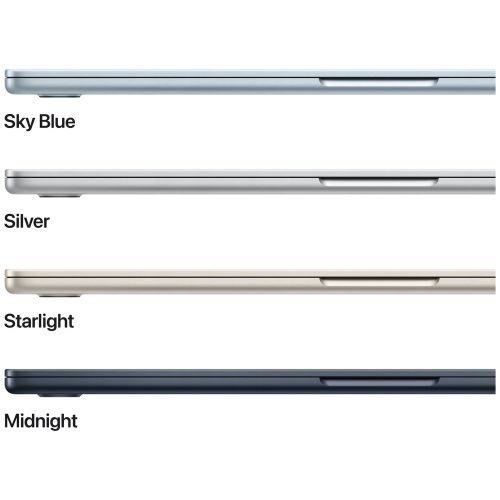 Apple MacBook Air 2025 15.3in M4 16GB 256GB - Midnight — 15.3", 256GB, 16 GB RAM, Apple M4 - Image 3