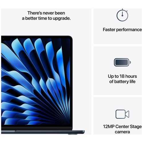 Apple MacBook Air 2025 15.3in M4 16GB 512GB - Midnight — 15.3", 512GB, 16 GB RAM, Apple M4 - Image 10