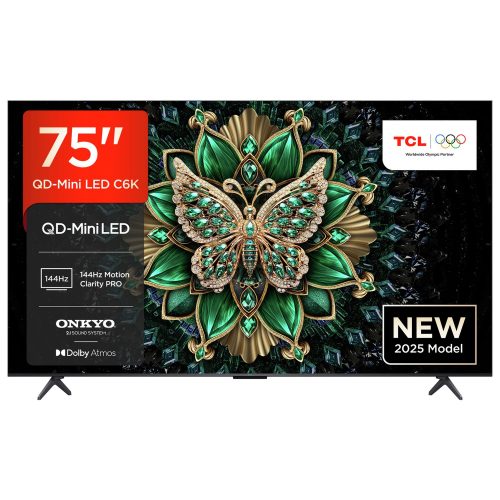 TCL 75 Inch 75C6K Smart 4K UHD HDR Mini LED TV - Image 1