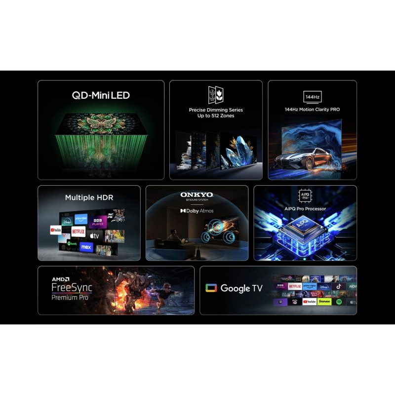 TCL 75 Inch 75C6K Smart 4K UHD HDR Mini LED TV