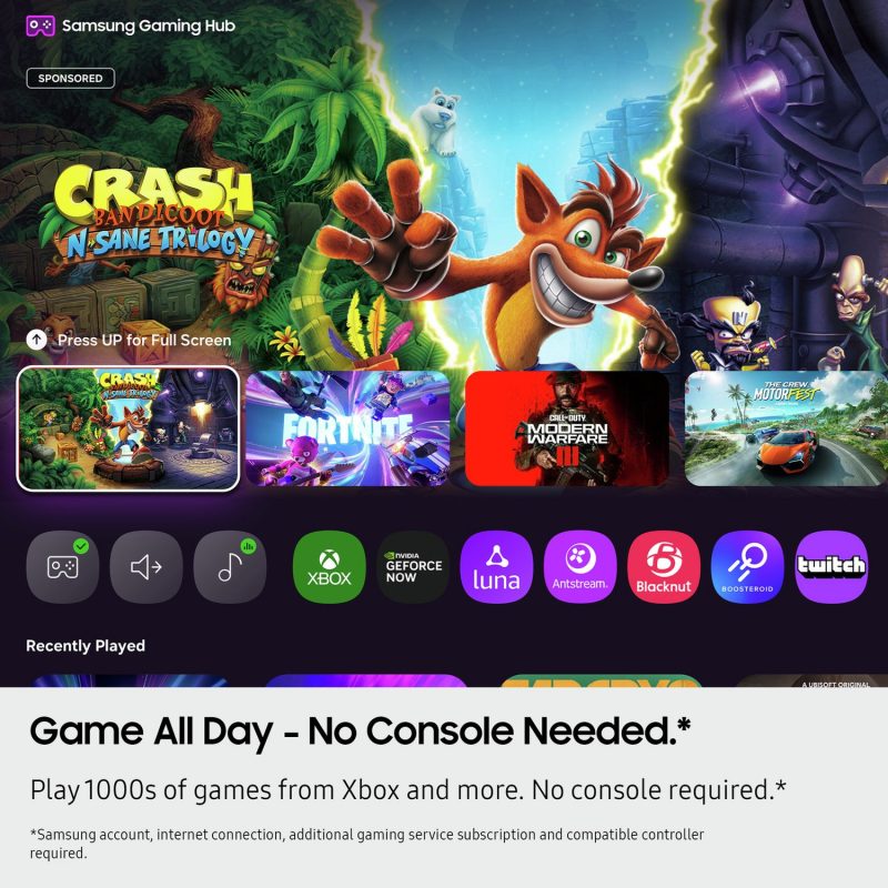 Samsung 65 Inch UE65U8000FK Smart 4K UHD HDR LED TV