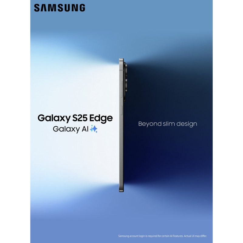 Samsung Galaxy S25 Edge 5G 512GB AI Phone - Silver — 512GB, 6.7" OLED, 5G (Silver)