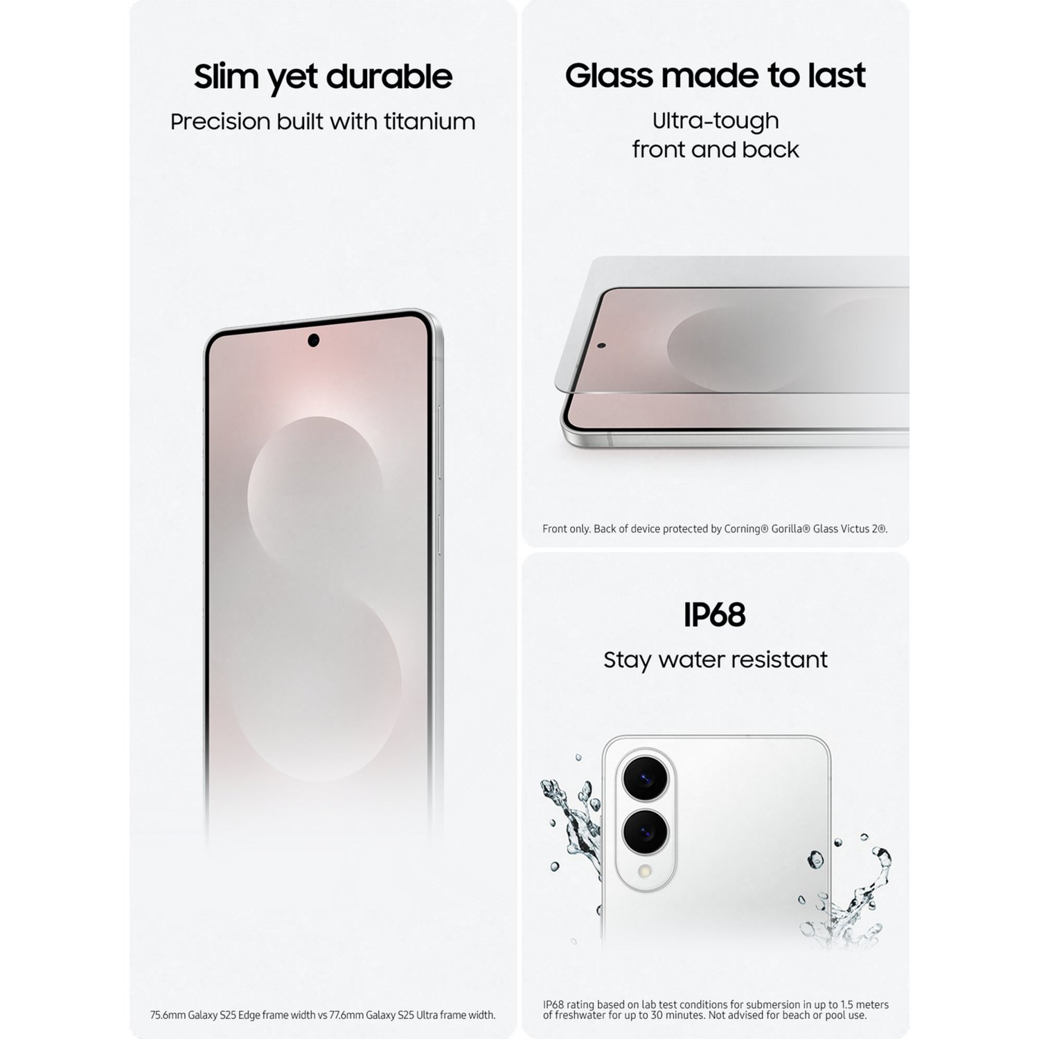 Samsung Galaxy S25 Edge 5G 512GB AI Phone - Silver — 512GB, 6.7" OLED, 5G (Silver) - Image 6