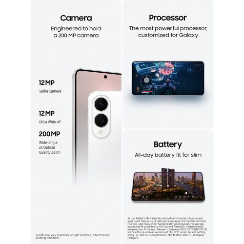 Samsung Galaxy S25 Edge 5G 256GB AI Phone - Silver — 256GB, 6.7" OLED, 5G (Silver) - Image 5