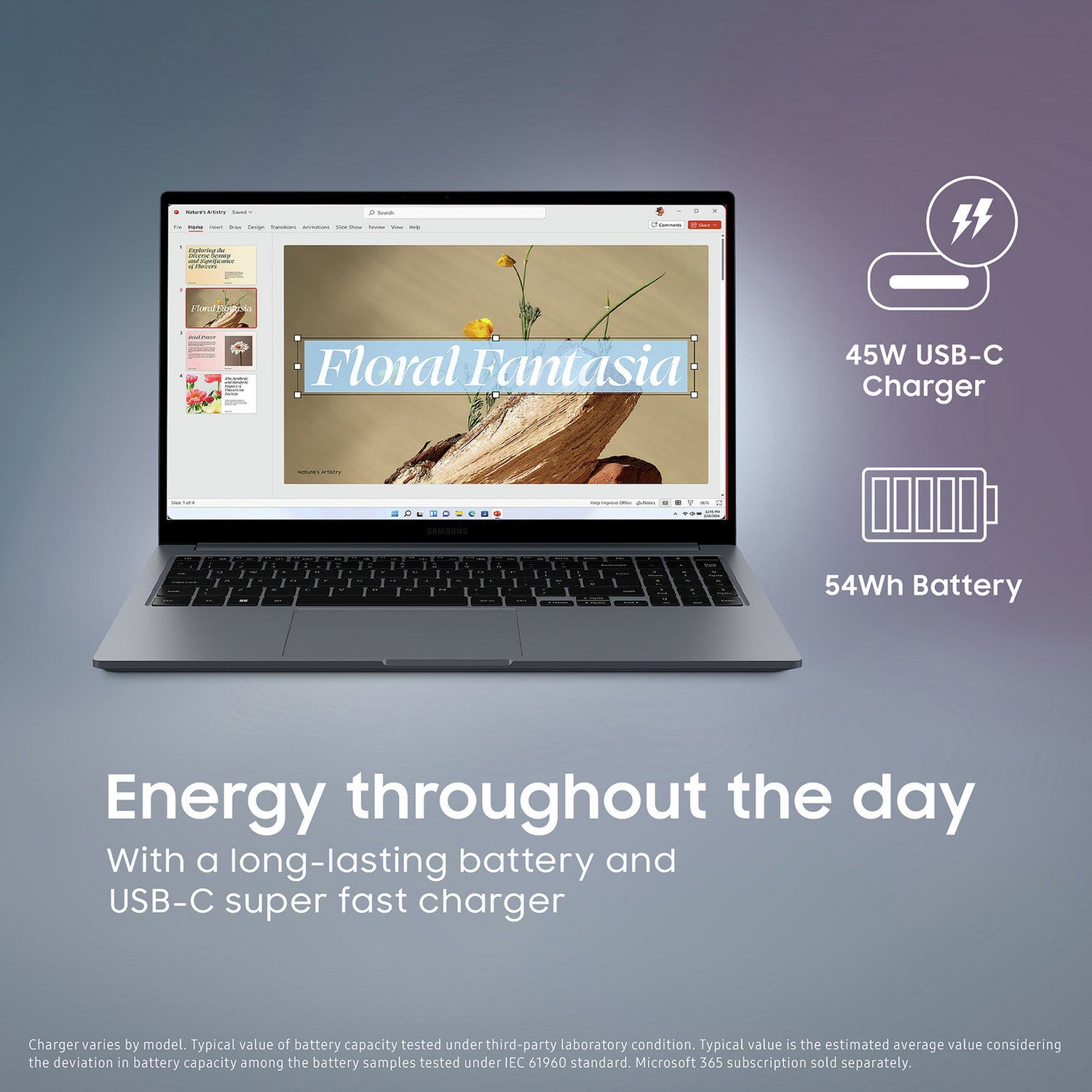 Samsung Galaxy Book4 15.6in i5 8GB 512GB - Grey — 15.6", Intel i5 i5-1335U processor., 8 GB RAM, 512GB - Image 6