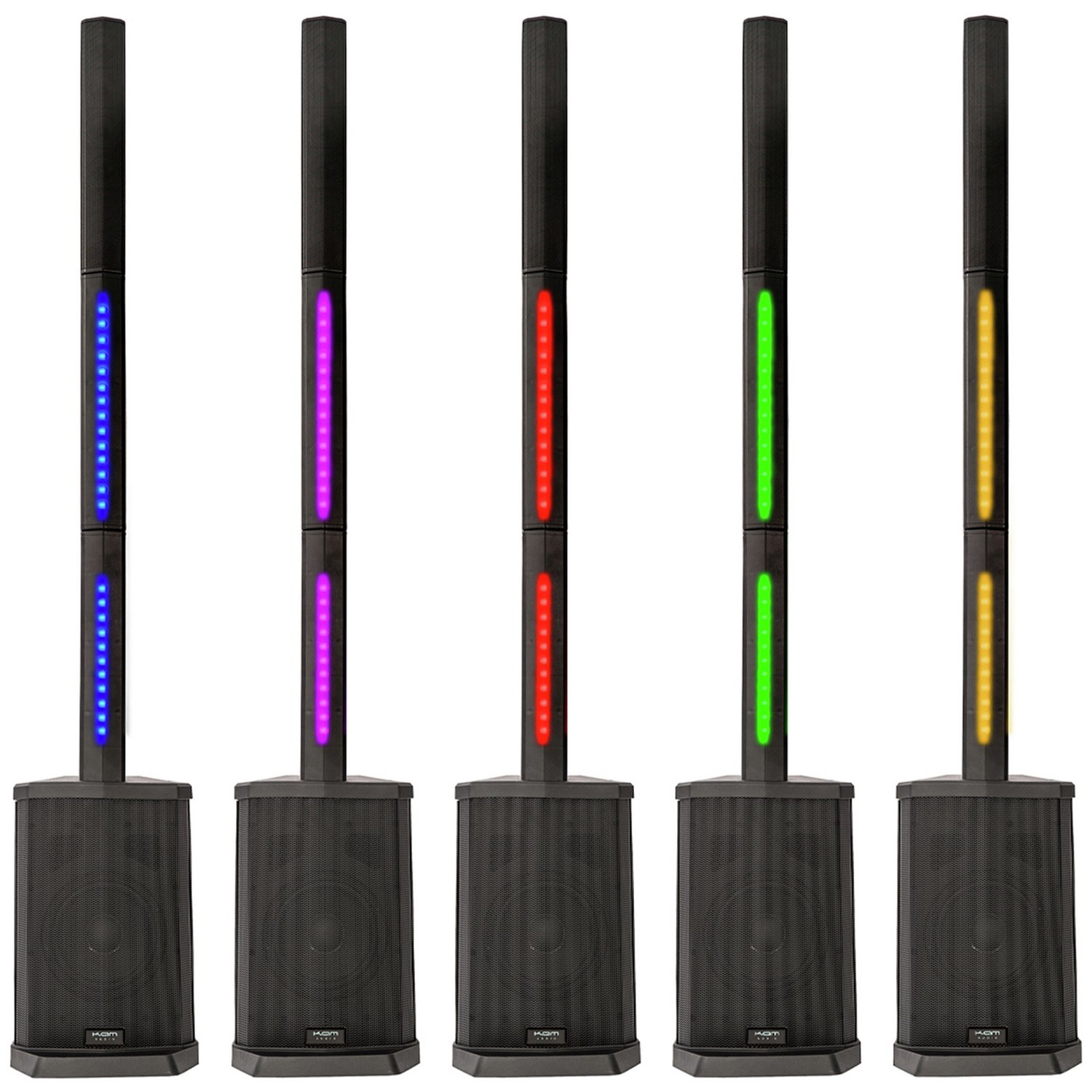 KAM KMPA600 Compact Tower PA System with Lighting - 240W - Image 7