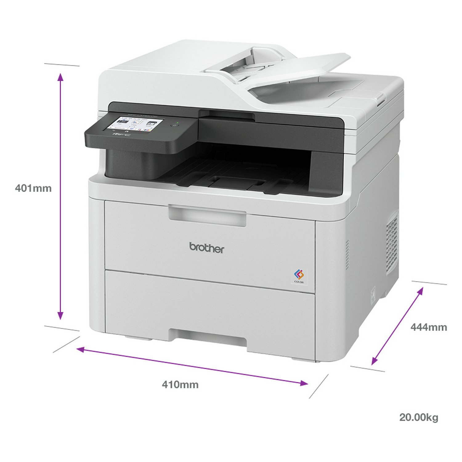 Brother MFC-L3740CDWE Wireless Colour Laser Printer - Image 2
