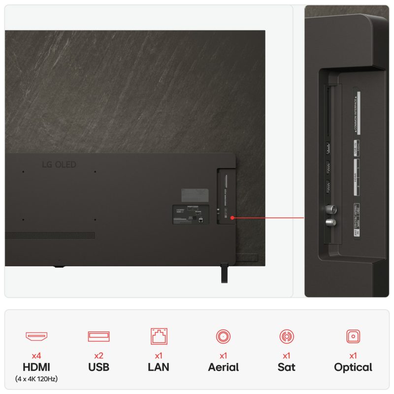 LG 77 Inch OLED77B56LA Smart 4K UHD HDR OLED TV