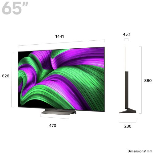 LG 65 Inch OLED65C55LA Smart 4K UHD HDR OLED TV - Image 3