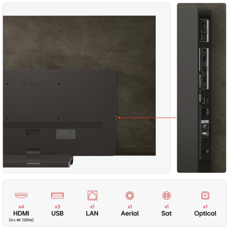 LG 65 Inch OLED65C55LA Smart 4K UHD HDR OLED TV