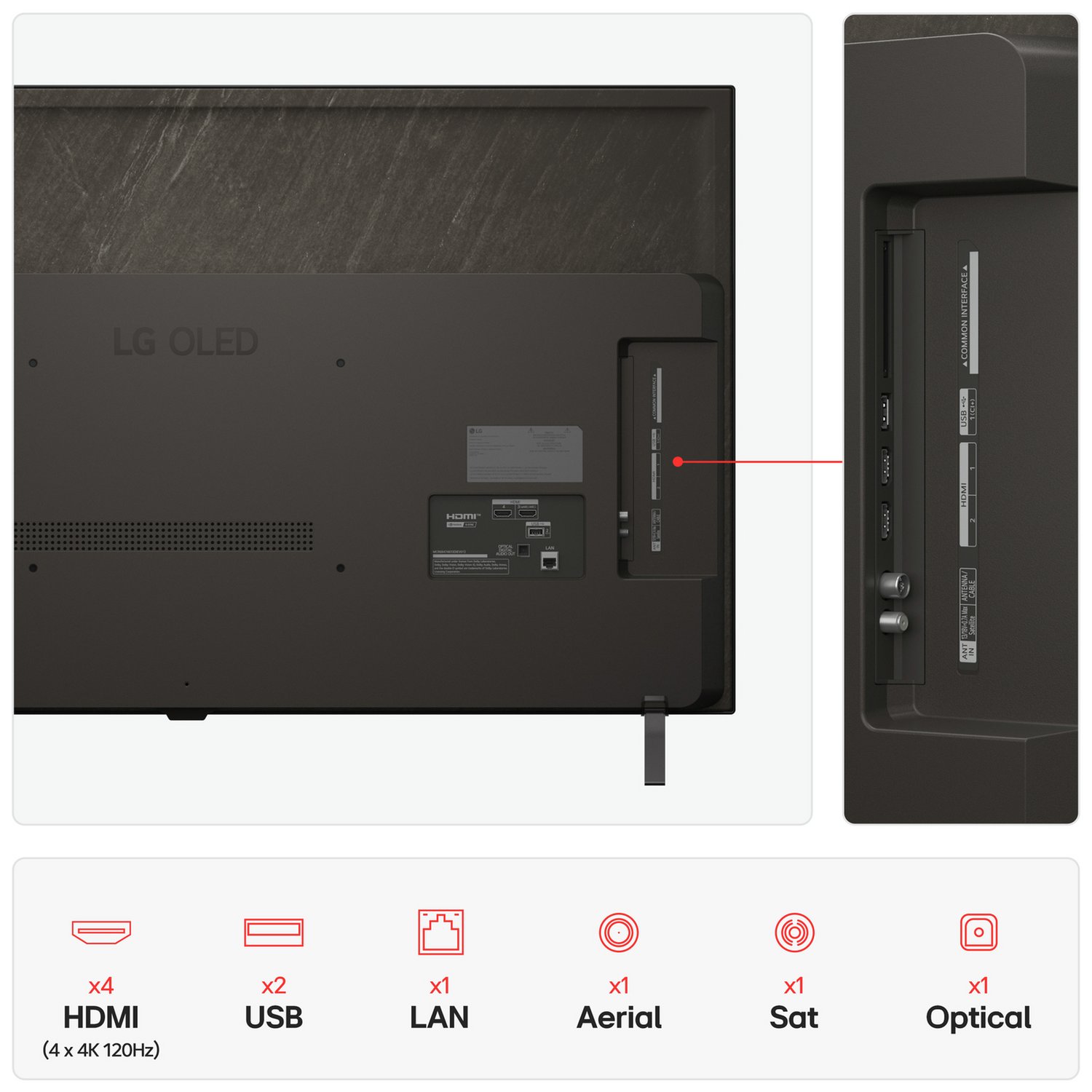 LG 48 Inch OLED48B56LA Smart 4K UHD HDR OLED TV - Image 4