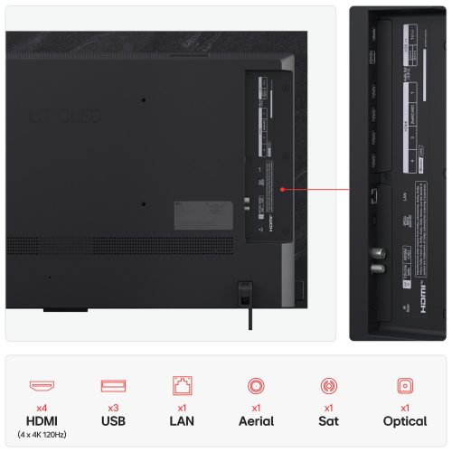 LG 42 Inch OLED42C55LA Smart 4K UHD HDR OLED TV - Image 4