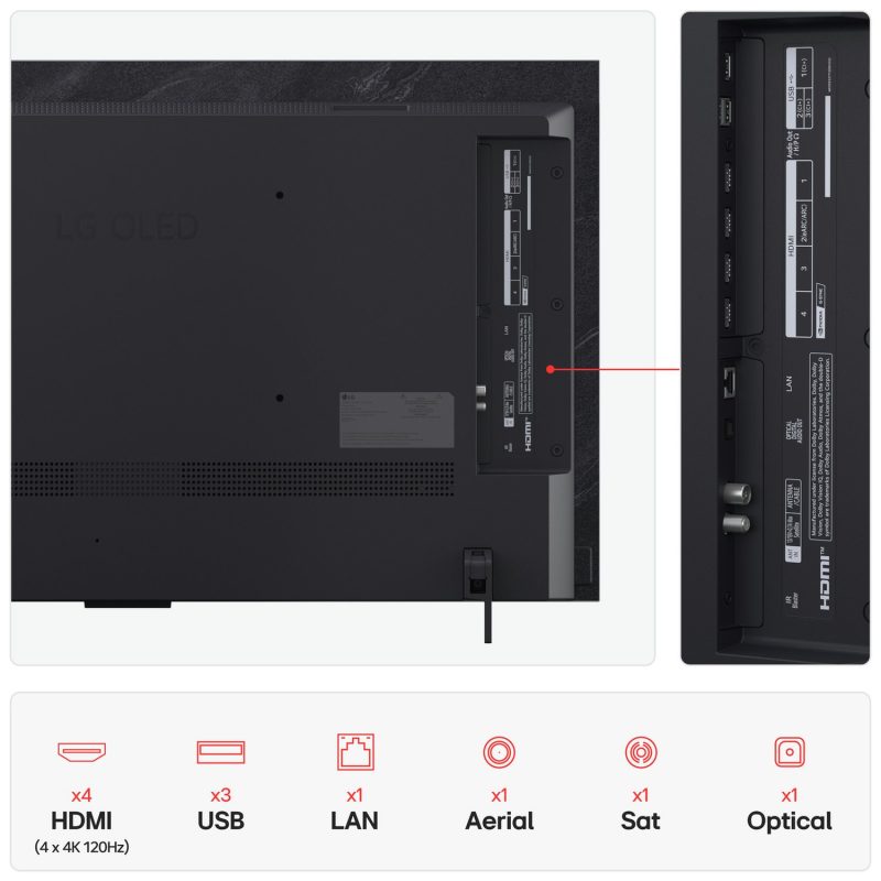 LG 42 Inch OLED42C55LA Smart 4K UHD HDR OLED TV