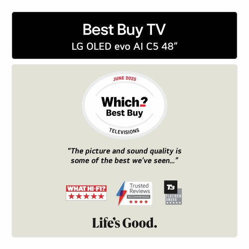 LG 48 Inch OLED48C55LA Smart 4K UHD HDR OLED TV - Image 2