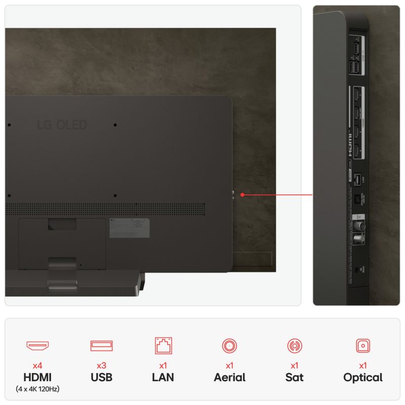 LG 55 Inch OLED55C55LA Smart 4K UHD HDR OLED TV
