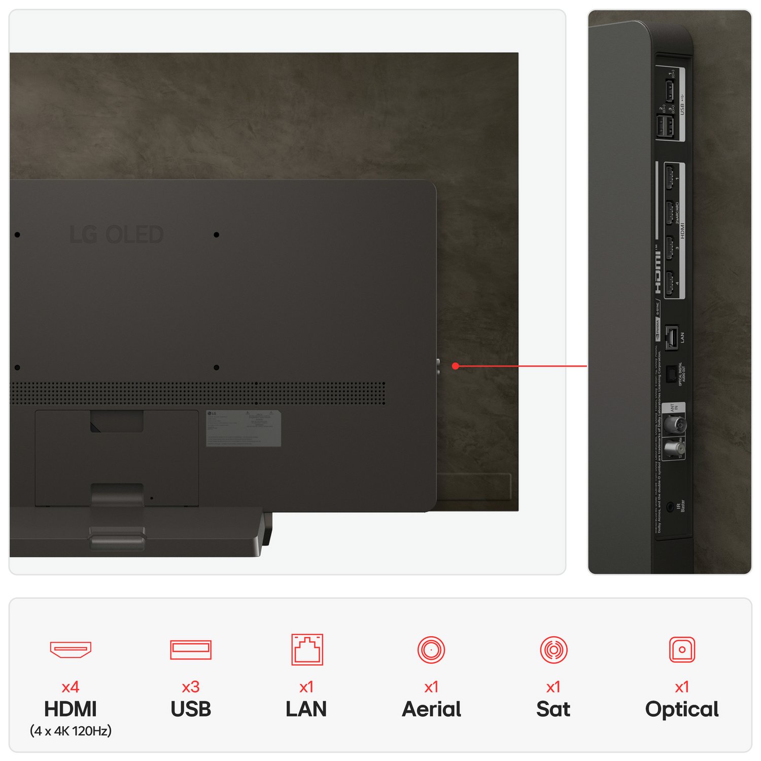 LG 55 Inch OLED55C55LA Smart 4K UHD HDR OLED TV - Image 5